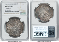 Republic 8 Reales 1861 Ca-JC UNC Details (Cleaned) NGC, Chihuahua mint, KM377.2, DP-Ca34. HID09801242017 © 2024 Heritage Auctions | All Rights Reserve...