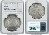 Republic 8 Reales 1875 Ca-MM MS62 NGC, Chihuahua mint, KM377.2, DP-Ca51. Near-Choice in every regard. HID09801242017 © 2024 Heritage Auctions | All Ri...