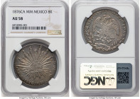 Republic 8 Reales 1876 Ca-MM AU58 NGC, Chihuahua mint, KM377.2, DP-Ca52. HID09801242017 © 2024 Heritage Auctions | All Rights Reserved