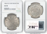 Republic 8 Reales 1884/3 Ca-MM AU58 NGC, Chihuahua mint, KM377.2, DP-Ca67 (Scarce Overdate). HID09801242017 © 2024 Heritage Auctions | All Rights Rese...