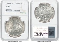 Republic 8 Reales 1885 Ca-MM MS62 NGC, Chihuahua mint, KM377.2, DP-Ca68. HID09801242017 © 2024 Heritage Auctions | All Rights Reserved