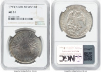 Republic 8 Reales 1895 Ca-MM MS61 NGC, Chihuahua mint, KM377.2, DP-Ca78. HID09801242017 © 2024 Heritage Auctions | All Rights Reserved