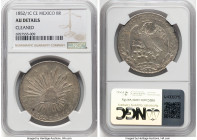 Republic 8 Reales 1852/1 C-CE AU Details (Cleaned) NGC, Culiacan mint, KM377.3, DP-Cn07. A much better date in the Culiacan series, especially as the ...