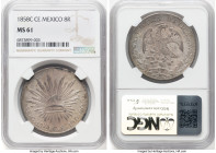Republic 8 Reales 1858 C-CE MS61 NGC, Culiacan mint, KM377.3, DP-Cn13. HID09801242017 © 2024 Heritage Auctions | All Rights Reserved