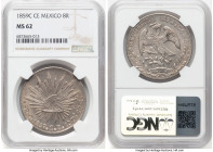 Republic 8 Reales 1859 C-CE MS62 NGC, Culiacan mint, KM377.3, DP-Cn14. HID09801242017 © 2024 Heritage Auctions | All Rights Reserved