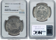 Republic 8 Reales 1892 Cn-AM MS61 NGC, Culiacan mint, KM377.3, DP-Cn54. HID09801242017 © 2024 Heritage Auctions | All Rights Reserved