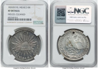 Republic 8 Reales 1826 Do-RL XF Details (Holed, Cleaned) NGC, Durango mint, KM377.4, DP-Do03. HID09801242017 © 2024 Heritage Auctions | All Rights Res...