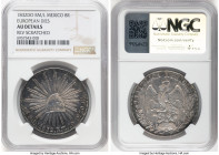 Republic 8 Reales 1832 Do-RM/L AU Details (Reverse Scratched) NGC, Durango mint, KM377.4, DP-Do09. European Dies. HID09801242017 © 2024 Heritage Aucti...