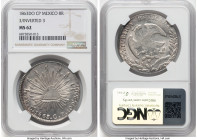 Republic 8 Reales 1863 Do-CP MS62 NGC, Durango mint, KM377.4, DP-Do43. "3" over inverted "3" variety. HID09801242017 © 2024 Heritage Auctions | All Ri...