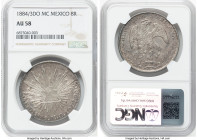 Republic 8 Reales 1884/3 Do-MC AU58 NGC, Durango mint, KM377.4, DP-Do72 (Slightly Scarce Overdate). HID09801242017 © 2024 Heritage Auctions | All Righ...