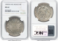Republic 8 Reales 1890 Do-MC MS62 NGC, Durango mint, KM377.4, DP-Do79. HID09801242017 © 2024 Heritage Auctions | All Rights Reserved