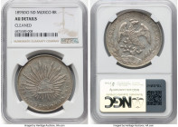 Republic 8 Reales 1895 Do-ND AU Details (Cleaned) NGC, Durango mint, KM377.4, DP-Do86. HID09801242017 © 2024 Heritage Auctions | All Rights Reserved