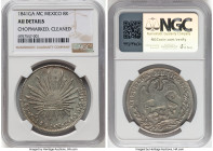 Republic 8 Reales 1841 Ga-MC AU Details (Chopmarked, Cleaned) NGC, Guadalajara mint, KM377.6, DP-Ga21. HID09801242017 © 2024 Heritage Auctions | All R...