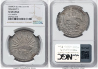 Republic 8 Reales 1849 Ga-JG XF Details (Cleaned) NGC, Guadalajara mint, KM377.6, DP-Ga31 (Very Scarce). Straight 9 variety. Only 7 examples of the ty...