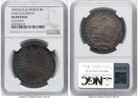 Republic 8 Reales 1853/2 Ga-JG AU Details (Cleaned) NGC, Guadalajara mint, KM377.6, DP-Ga35 (Very Scarce to Rare). Coin alignment variety. Noted by Du...