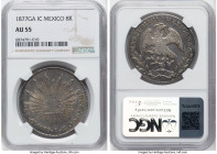 Republic 8 Reales 1877 Ga-IC AU55 NGC, Guadalajara mint, KM377.6, DP-Ga58. HID09801242017 © 2024 Heritage Auctions | All Rights Reserved