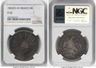 Republic 8 Reales 1826 Zs-AV F12 NGC, Zacatecas mint, KM377.13, DP-Zs03. HID09801242017 © 2024 Heritage Auctions | All Rights Reserved