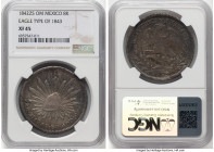 Republic 8 Reales 1842 Zs-OM XF45 NGC, Zacatecas mint, KM377.13, DP-Zs22. Die Style of 1842-1845, Coin Axis. HID09801242017 © 2024 Heritage Auctions |...