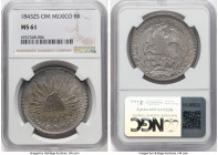 Republic 8 Reales 1843 Zs-OM MS61 NGC, Zacatecas mint, KM377.13, DP-Zs23. HID09801242017 © 2024 Heritage Auctions | All Rights Reserved