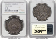 Republic 8 Reales 1845 Zs-OM XF45 NGC, Zacatecas mint, KM377.13, DP-Zs25. Dies of 1846. HID09801242017 © 2024 Heritage Auctions | All Rights Reserved