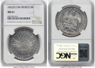 Republic 8 Reales 1852 Zs-OM MS61 NGC, Zacatecas mint, KM377.13, DP-Zs32. A somewhat common Zacatecas coin that becomes rather difficult to source in ...