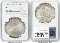 Republic 8 Reales 1884 Zs-JS MS62 NGC, Zacatecas mint, KM377.13, DP-Zs69. HID09801242017 © 2024 Heritage Auctions | All Rights Reserved