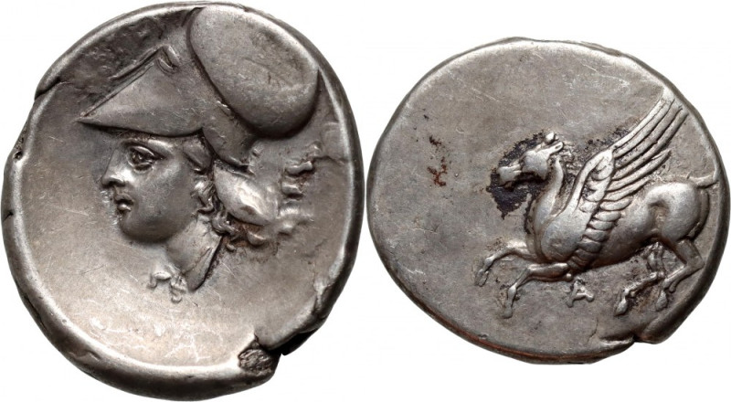 Greece, Acarnania, Argos, Stater c. 345-300 BC Weight 8,49 g, 24 mm. Waga 8,49 g...