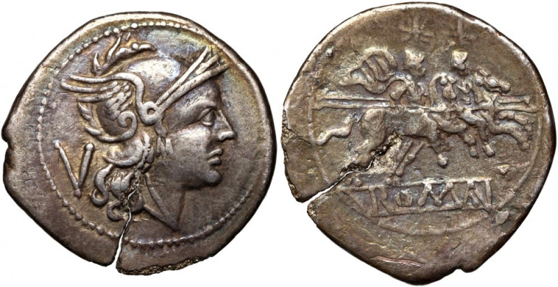 Roman Republic, Campania, Anonymous 214 BC, Quinarius oldest struck, Cales(?) We...