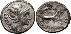 Roman Republic, L. Flaminius Chilo 109/108 BC, Denar, Rome