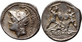 Roman Republic, Q. Minucius Thermus, Denar 103 BC, Rome