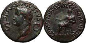 Roman Empire, Augustus 27 BC - 14 AC, Dupondius struck under Caligula 37-41, Rome