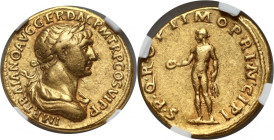 Roman Empire, Trajan 98-117, Aureus, Rome