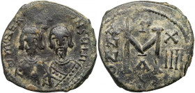 Byzantine Empire, Revolt of the Heraclii 608-610, Follis, Alexandretta, Rare R