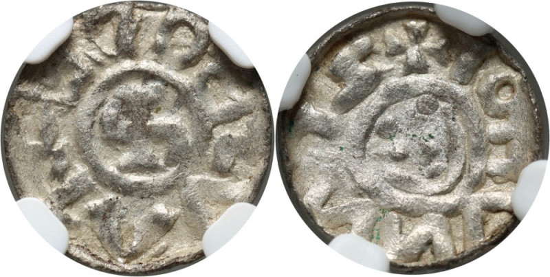 Bolesław III Krzywousty, 1102-1138, denar, Wrocław Bardzo rzadki, szczególnie w ...