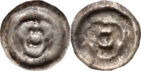 Pomorze zachodnie, brakteat, trójlistna rozeta