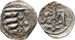 Ludwik Węgierski 1370-1382, denar, Kraków