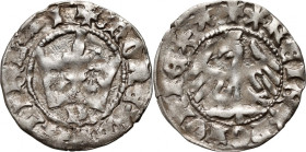 Władysław Jagiełło 1386-1434, półgrosz, Kraków, sygnatura P