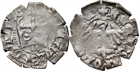 Władysław Jagiełło 1386-1434, półgrosz, Kraków, sygnatura N