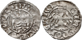Władysław Jagiełło 1386-1434, półgrosz, Kraków, sygnatura SA