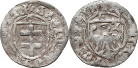 Kazimierz IV Jagiellończyk 1446-1492, szeląg, Toruń, półksiężyce