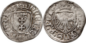 Kazimierz IV Jagiellończyk 1446-1492, szeląg, Gdańsk R4