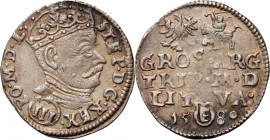 Stefan Batory, trojak 1580, Wilno