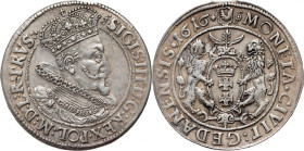 Zygmunt III Waza, ort 1616, Gdańsk, odmiana z szeroką kryzą