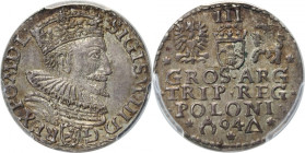 Zygmunt III Waza, trojak 1594, Malbork