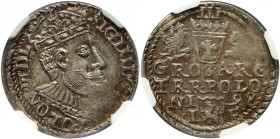 Zygmunt III Waza, trojak 1598, Olkusz