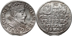Zygmunt III Waza, trojak 1605, Kraków