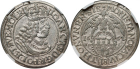 Jan II Kazimierz, ort 1662 HD-L, Toruń