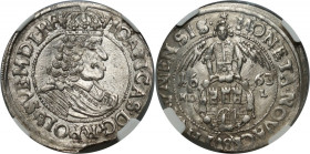 Jan II Kazimierz, ort 1663 HD-L, Toruń