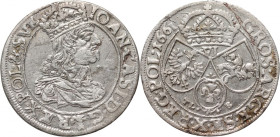 Jan II Kazimierz, szóstak 1661 TLB, Kraków