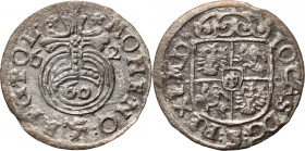 Jan II Kazimierz, półtorak 1662, Poznań, bez obwódek